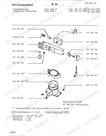 Взрыв-схема холодильника Aeg 621512108 GB - Схема узла Section4